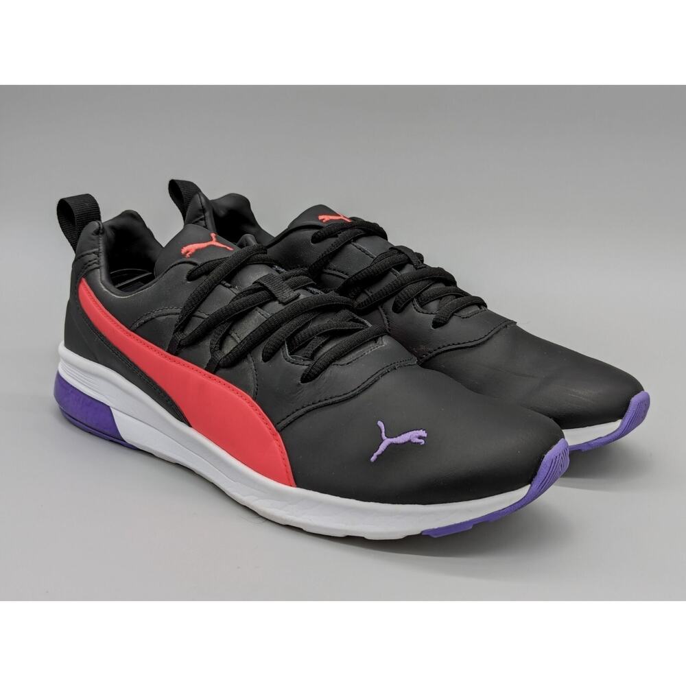 Puma Women's Black Pink Soft Foam Running Shoes Sneakers 374058-03 Size 11